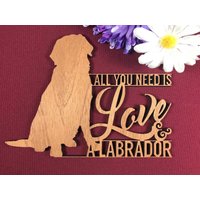 Labrador Plaque - Holzschild Plakette. Perfekt Für Labrador-Liebhaber. Labrador-Obsessiven von GiftsAllMappedOut