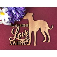 Whippet Plakette - Aus Holz Plakette. Perfekt Für Liebhaber. Obsessive von GiftsAllMappedOut