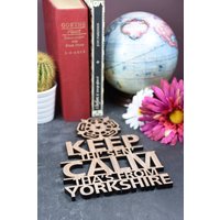 Yorkshire Dialekt Zeichen. Spruch. Bleib Ruhig Perfekt Für Stolze Männer Oder Frauen. Yorkshire-Stolz. Yorkshire von GiftsAllMappedOut