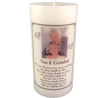 Personalisierte Hochzeitsfoto Absence Kerze Erinnerungsstück in Liebevoller Erinnerung von GiftsByBernadette