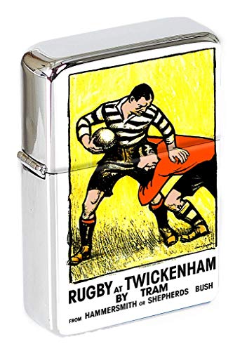 Alt Rugby Plakat Klapp Zigarettenanzünder von Giftshop UK