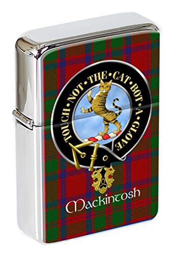 Mackintosh Schottische Clan Wappen Klappfeuerzeug in einer Geschenkdose von Giftshop UK