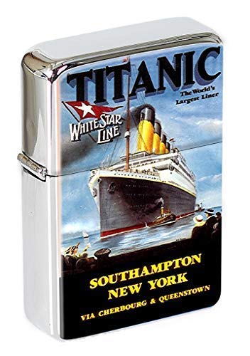 RMS Titanic Klappfeuerzeug in einer Geschenkdose von Giftshop UK