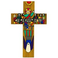 6" | 15 cm Erstes Kommunionkreuz. Handgemachtes Und Bemaltes Kreuz. Ein Perfektes Erstkommunionsgeschenk. Kommuniontag Geschenk von GiftsofDevotion