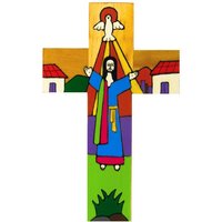 Auferstandenes Christus Kruzifix. Handbemaltes Ist Auferstandenes Kreuz. Holzkreuz Handgemacht 15cm Auferstandenes Christus Kruzifix. Handbemaltes Ist Auferstandenes Kreuz. Holzkreuz Handgemacht 15cm von GiftsofDevotion