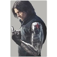 Sebastian Stan Poster Captain America Wand Dekoration Geburtstag Geschenke Mutter Vatertag Tag von GiftstudioDesigns