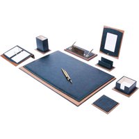 Esse Lux Leder Schreibtisch Set Grün 10 Accessoires | Personalisiertes Set Bestes Geschenk Für Alle Kostenloser Versand von Giftyance