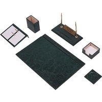 Leder Schreibtisch Set 8 Accessoires Grün | Personalisierte Schreibtisch-Set Bestes Geschenk Für Alle Individuelles Kostenloser Versand von Giftyance