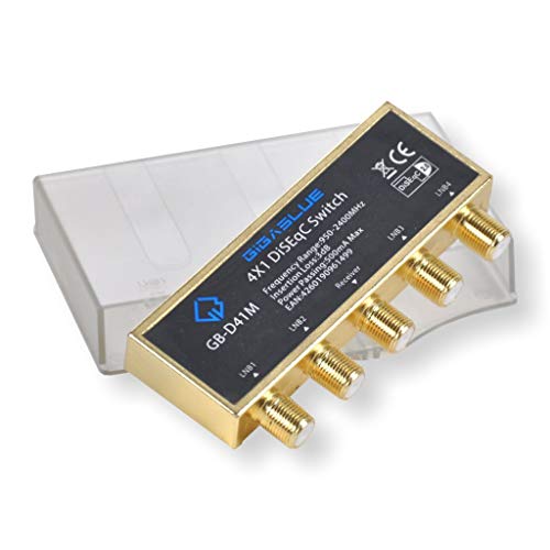 Gigablue DiseqC Switch 4/1 vergoldet von Winserford