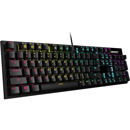 Gigabyte Aorus K1 Gaming Tastatur RGB QWERTZ, MX-Red, Schwarz von Gigabyte