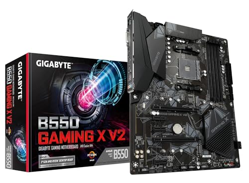Gigabyte B550 Gaming X V2 (AMD Ryzen 5000/B550/ATX/M.2/HDMI/DVI/USB 3.1 Gen 2/DDR4/ATX/Gaming Motherboard) von Gigabyte