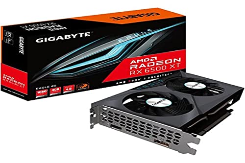 Gigabyte VGA GBT RX6500XT 4GB Egale, 3302607591, Schwarz Gigabyte VGA GBT RX6500XT 4GB Egale, 3302607591, Schwarz von Gigabyte