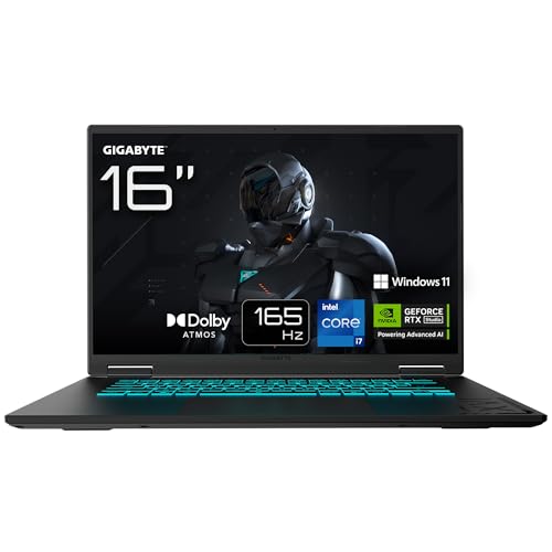 Gigabyte Gaming A16 Laptop – 16", 165Hz WUXGA, Intel Core i7-13620H, RTX 4050, 16GB DDR5 5200MHz, 1TB Gen4 SSD, Windows 11 Home, 2 Jahre Garantie, Dolby Atmos, Gaming A16 CMHI2DE894SH Gigabyte Gaming A16 Laptop – 16", 165Hz WUXGA, Intel Core i7-13620H, RTX 4050, 16GB DDR5 5200MHz, 1TB Gen4 SSD, Windows 11 Home, 2 Jahre Garantie, Dolby Atmos, Gaming A16 CMHI2DE894SH von Gigabyte