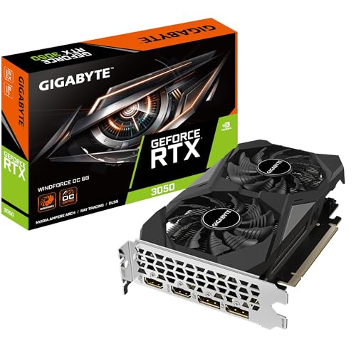 Gigabyte GeForce RTX 3050 WINDFORCE OC 6G NVIDIA 6 GB GDDR6 - GV-N3050WF2OC-6GD Gigabyte GeForce RTX 3050 WINDFORCE OC 6G NVIDIA 6 GB GDDR6 - GV-N3050WF2OC-6GD von Gigabyte