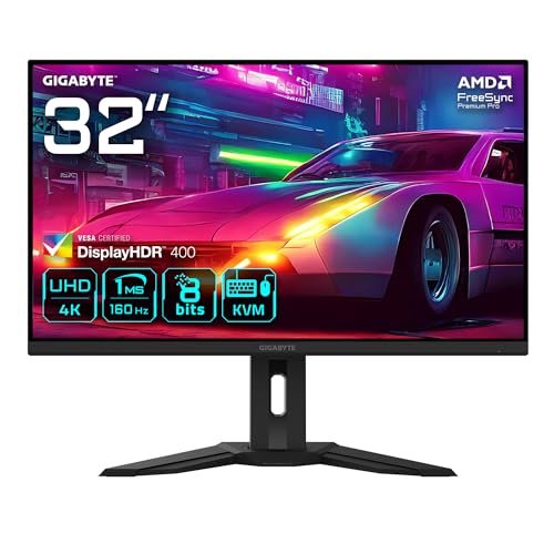 Gigabyte M32UP 31.5" UHD Gaming-Monitor - 3840 x 2160, 160 Hz, 1 ms, 350 cd/m², AMD FreeSync Premium Pro, DisplayHDR 400, HDMI 2.1, Displayport 1.4 Gigabyte M32UP 31.5" UHD Gaming-Monitor - 3840 x 2160, 160 Hz, 1 ms, 350 cd/m², AMD FreeSync Premium Pro, DisplayHDR 400, HDMI 2.1, Displayport 1.4 von Gigabyte