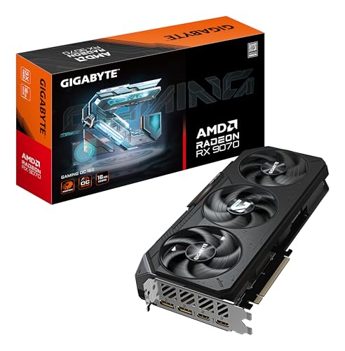 Gigabyte Radeon RX 9070 Gaming OC 16G Grafikkarte - 16 GB GDDR6, 256 Bit, PCI-E 5.0, 2700 MHz Kernfrequenz, 2 x DisplayPort, 2 x HDMI, GV-R9070GAMING OC-16GD Gigabyte Radeon RX 9070 Gaming OC 16G Grafikkarte - 16 GB GDDR6, 256 Bit, PCI-E 5.0, 2700 MHz Kernfrequenz, 2 x DisplayPort, 2 x HDMI, GV-R9070GAMING OC-16GD von Gigabyte