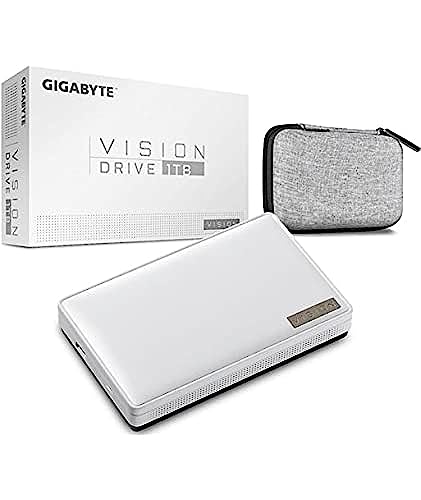 Gigabyte Vision Drive 1 TB 1000 GB Schwarz, Weiß von Gigabyte