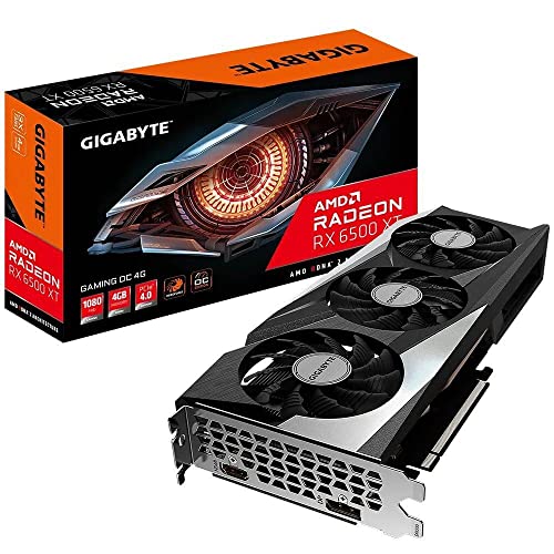 Gigabyte GBT RX6500XT 4GB Gaming OC, GV-R65XTGAMING OC-4GD von Gigabyte