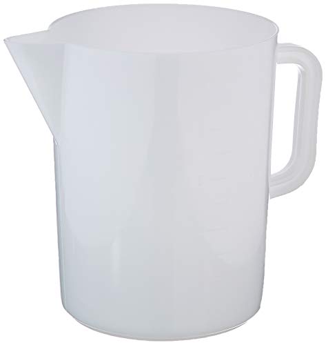 Giganplast GIG Karaffe mit Skalierung, 5 Liter, Polyethylen, Weiß von Giganplast