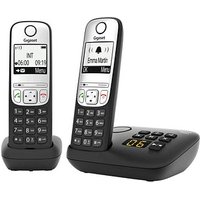 Gigaset A690 A Duo Schnurloses Telefon-Set mit Anrufbeantworter schwarz Gigaset A690 A Duo Schnurloses Telefon-Set mit Anrufbeantworter schwarz von Gigaset