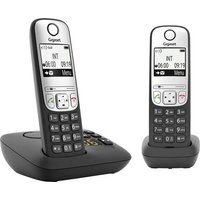 Gigaset A690A Duo DECT Schnurloses Telefon analog Freisprechen, mit Basis, Wahlwiederholung Schwarz Gigaset A690A Duo DECT Schnurloses Telefon analog Freisprechen, mit Basis, Wahlwiederholung Schwarz von Gigaset