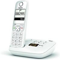 Gigaset A690A Schnurlostelefon mit Anrufbeantworter - weiß von Gigaset