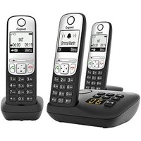 Gigaset A690A Trio Schnurloses Telefon-Set mit Anrufbeantworter schwarz Gigaset A690A Trio Schnurloses Telefon-Set mit Anrufbeantworter schwarz von Gigaset