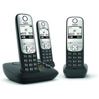 Gigaset A690A Trio mit Anrufbeantworter - Schwarz Gigaset A690A Trio mit Anrufbeantworter - Schwarz von Gigaset