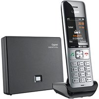 Gigaset COMFORT 500A IP Schnurloses Telefon mit Anrufbeantworter schwarz-silber von Gigaset