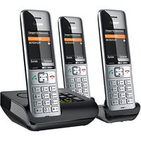Gigaset COMFORT 500A trio Schnurloses Telefon-Set mit Anrufbeantworter schwarz-silber Gigaset COMFORT 500A trio Schnurloses Telefon-Set mit Anrufbeantworter schwarz-silber von Gigaset