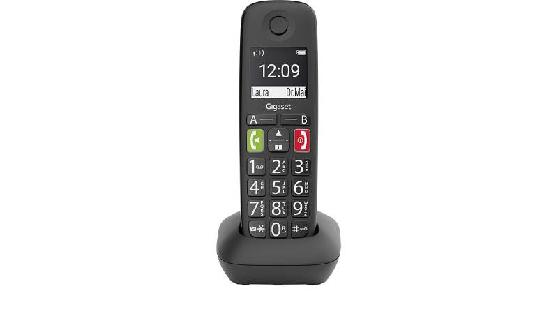 Gigaset E290 Hx Mobilteil Festnetztelefon Telefon Schnurloses Telefon Schwarz B-Ware von Gigaset
