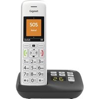 Gigaset E390A DECT Mobilteil Silber-Schwarz von Gigaset