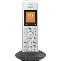 Gigaset E390HX DECT Mobilteil Silber-Schwarz von Gigaset