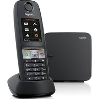 Gigaset E630 Großtastentelefon mit Rufnummernanzeige, schnurlos IP65 - schwarz von Gigaset