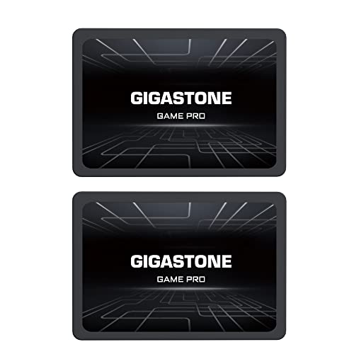 Gigastone SATA SSD 256GB (2er Pack) 2,5 Zoll 3D NAND Bis zu 510MB/s interne SSD SATA III SSD Festplatte Kompatibel mit Laptop und PC Desktop Festkörper-Laufwerk 2,5" SLC Cache Performance Gigastone SATA SSD 256GB (2er Pack) 2,5 Zoll 3D NAND Bis zu 510MB/s interne SSD SATA III SSD Festplatte Kompatibel mit Laptop und PC Desktop Festkörper-Laufwerk 2,5" SLC Cache Performance von Gigastone