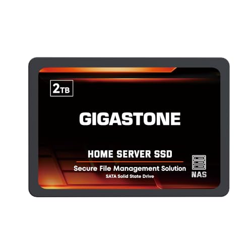 GIGASTONE Home NAS SSD 2TB 24/7 Dauerhaft TLC Hohe Dauerhaltbarkeit Persönlicher Server Cloud Datenspeicher RAID 3D NAND 2,5 Zoll SATA III Interne Solid State Festplatten GIGASTONE Home NAS SSD 2TB 24/7 Dauerhaft TLC Hohe Dauerhaltbarkeit Persönlicher Server Cloud Datenspeicher RAID 3D NAND 2,5 Zoll SATA III Interne Solid State Festplatten von Gigastone