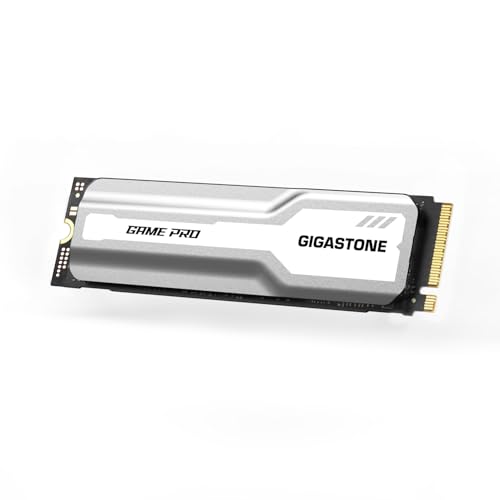 Gigastone M.2 SSD 1TB mit Kühlkörper NVMe SSD M.2 2280 PCIe Gen3 Interne Gaming SSD Laufwerk Spielen Grafikbearbeitung Kompatibel mit Laptop und Desktop Speicher Bis zu 2.200MB/s von Gigastone