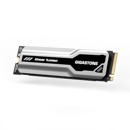 Gigastone M.2 SSD 2TB mit Kühlkörper NVMe SSD M.2 2280 PCIe Gen3 Interne Gaming SSD Laufwerk Spielen Grafikbearbeitung Videoschnitt Kompatibel mit Laptop und Desktop Speicher Bis zu 3.500MB/s. von Gigastone