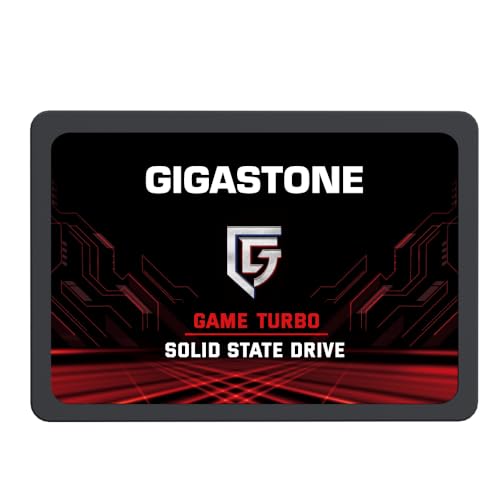 GIGASTONE SATA SSD 2TB 2,5 Zoll 3D NAND Bis zu 550MB/s interne SSD SATA III SSD Festplatte Kompatibel mit Laptop und PC Desktop Festkörper-Laufwerk 2,5" SLC Cache Performance von Gigastone