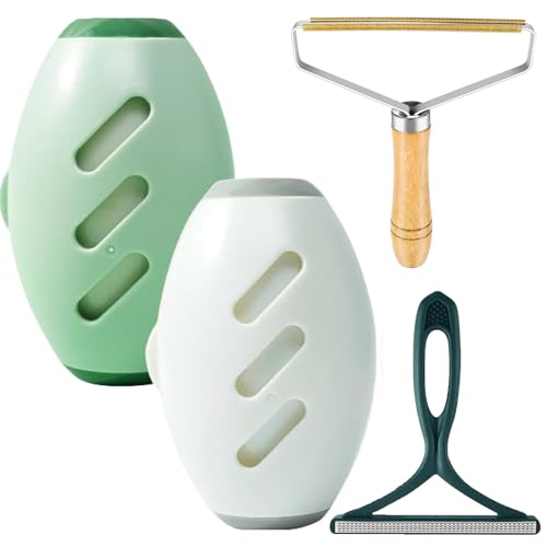 Tierhaarentferner Set 4 Stück, 2 Stück Wiederverwendbare Fusselrollen mit 2 Stück Fusselrasierer Tierhaarentferner, Tierhaarentferner Fusselrolle für Haustier Haar,Kleidung, Reisen, Haus Tierhaarentferner Set 4 Stück, 2 Stück Wiederverwendbare Fusselrollen mit 2 Stück Fusselrasierer Tierhaarentferner, Tierhaarentferner Fusselrolle für Haustier Haar,Kleidung, Reisen, Haus von Giggleye
