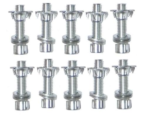 GigiToys® Schraubensatz DIN912 M10 5cm | 10 Stück | Befestigungsmaterial | Holzschrauben | Bolzen zur Befestigung von Klettersteinen | Montagebügel auf dem Spielplatz von GigiToys