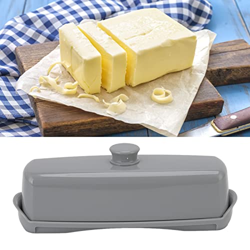 Gigicial Luftdichte Butterdose Mit Deckel Für Arbeitsplatte Und Kühlschrank, Schwarze Butterdose Für Kühlschrank, Camping Oder Reisen, Spülmaschinen- Und Gefriergeeignet(grau) von Gigicial