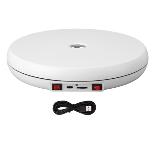 Gigicial Motorized Rotation Display Ständer, 10 Zoll 55 Pfund Ladung 360 Grad Elektronischer Turntable -Display -Ständer für Fotografie -Produkte zeigt Schmuckuhr von Gigicial