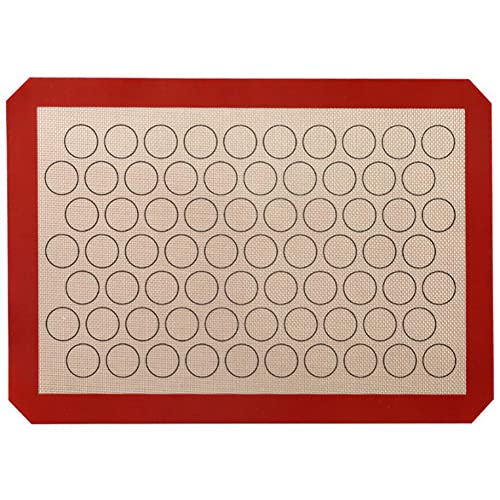 Silikon-Backmatten, Leicht zu Reinigen Und Antihaftbeschichtet, Lebensmittelecht, Wiederverwendbare Backmatte, Antihaftbeschichtet, Lebensmittelechte Silikonmatten Zum Backen von Gigicial