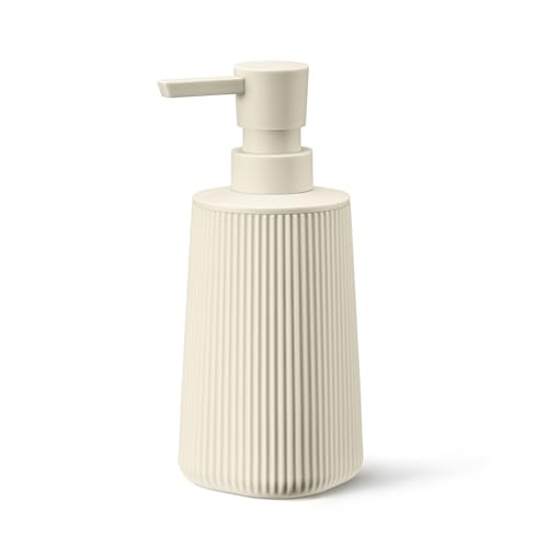 Gigmeta Moderne Seifenspender, Seifenspender Bad, Küchen Seifenspender, Beige Pumpspender für Soap Dispenser für Badezimmer und Arbeitsplatten Gigmeta Moderne Seifenspender, Seifenspender Bad, Küchen Seifenspender, Beige Pumpspender für Soap Dispenser für Badezimmer und Arbeitsplatten von Gigmeta