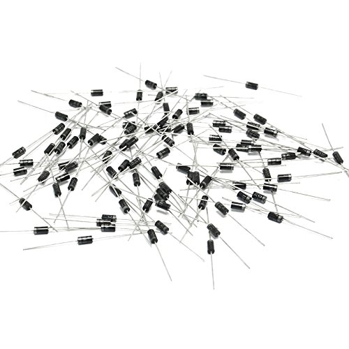 Gikfun 1N4007 IN4007 DIP Gleichrichterdiode aus Kunststoff, MIC für Arduino DIY (100 Stück), EK2008. von Gikfun