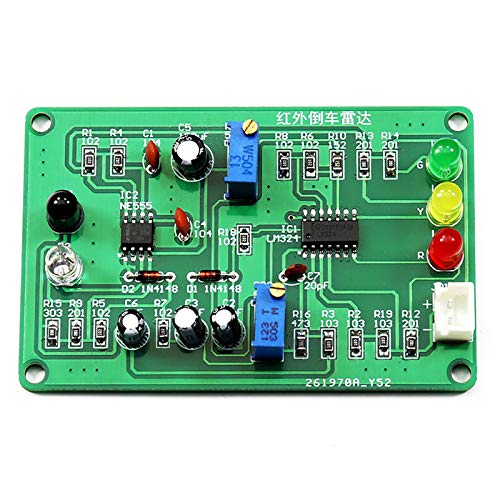 Gikfun SMD-Infrarot-Rückfahr-Radar-Übungsset, Schweiß-Trainingsplatte für Arduino DIY EK1950 Gikfun SMD-Infrarot-Rückfahr-Radar-Übungsset, Schweiß-Trainingsplatte für Arduino DIY EK1950 von Gikfun