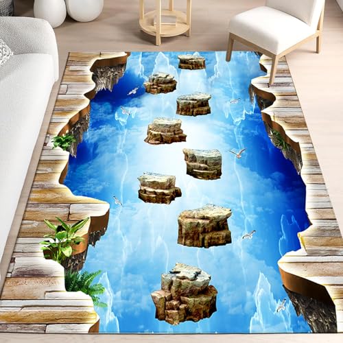 Gikleihwy Läufer Teppich rutschfest und Waschbar 80x400 cm, Moderner Polyester Korridor Flurteppich für Küchenläufer Korridor Eingang Wohnzimmer Schlafzimmer Gikleihwy Läufer Teppich rutschfest und Waschbar 80x400 cm, Moderner Polyester Korridor Flurteppich für Küchenläufer Korridor Eingang Wohnzimmer Schlafzimmer von Gikleihwy