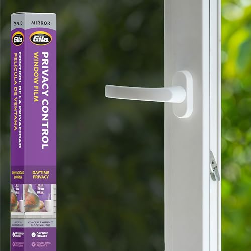 Gila Privacy Mirror Adhesive Residential DIY Window Film Heat Control Glare Control 3ft x 15ft (36in x 180in) von Gila