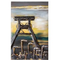 GILDE GALLERY Metallbild "Kunstobjekt Glück Auf", Landschaft, (1 St.) von Gilde Gallery
